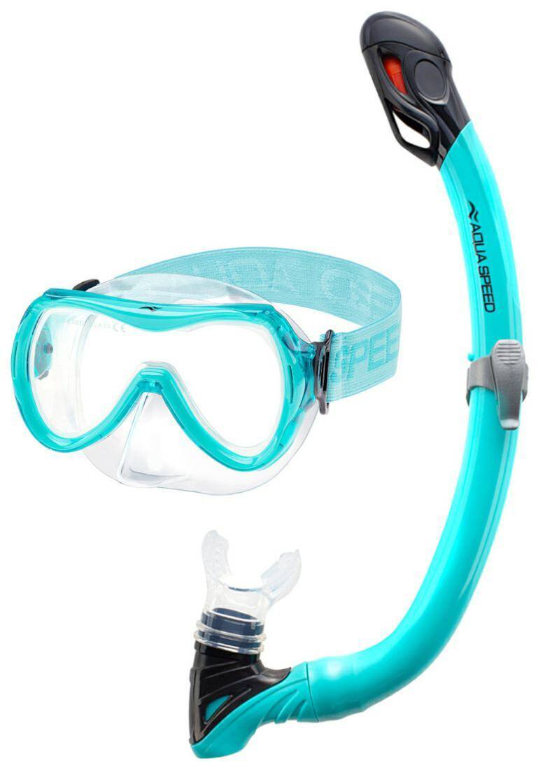 Snorkel set ALIZE FS + SAMOS col. 04 packed in Mesh Bag