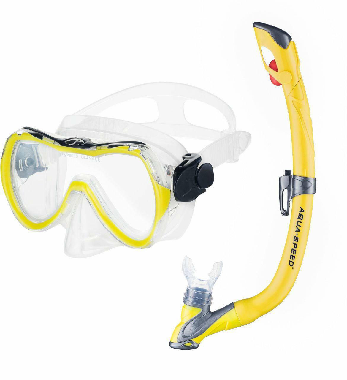 Snorkeling set ENZO + EVO col. 18 packed in Mesh Bag