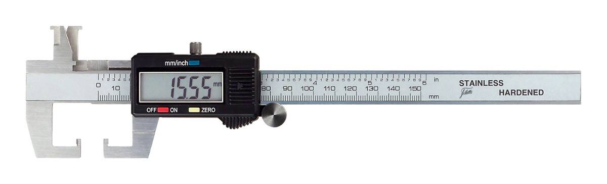 SCHUT suwmiarka elektroniczna 125/0,01 mm do rowków 906.365
