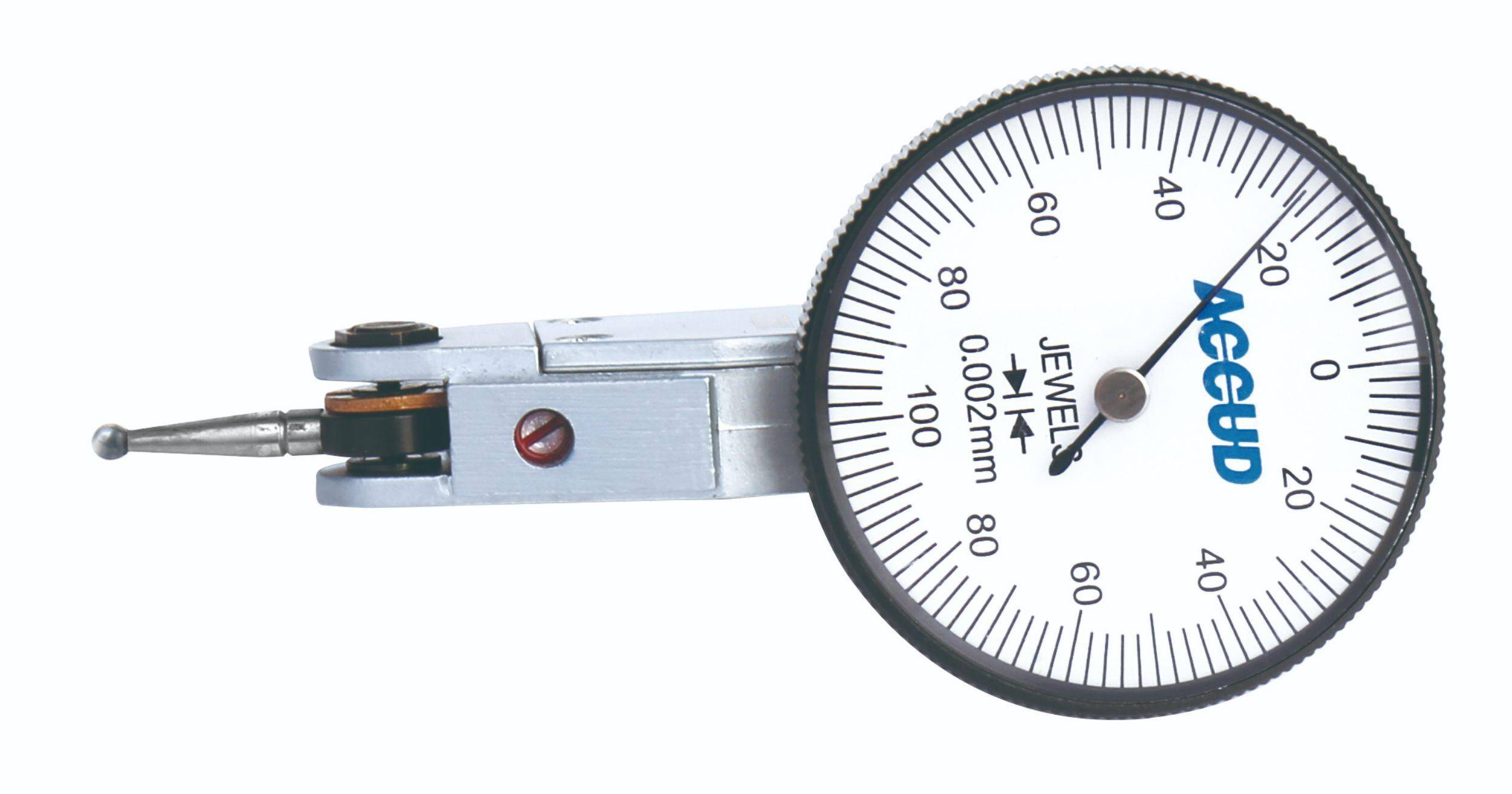ACCUD czujnik dzwigniowo-zębaty poziomy 0-0,2/0,002mm 261-002-01