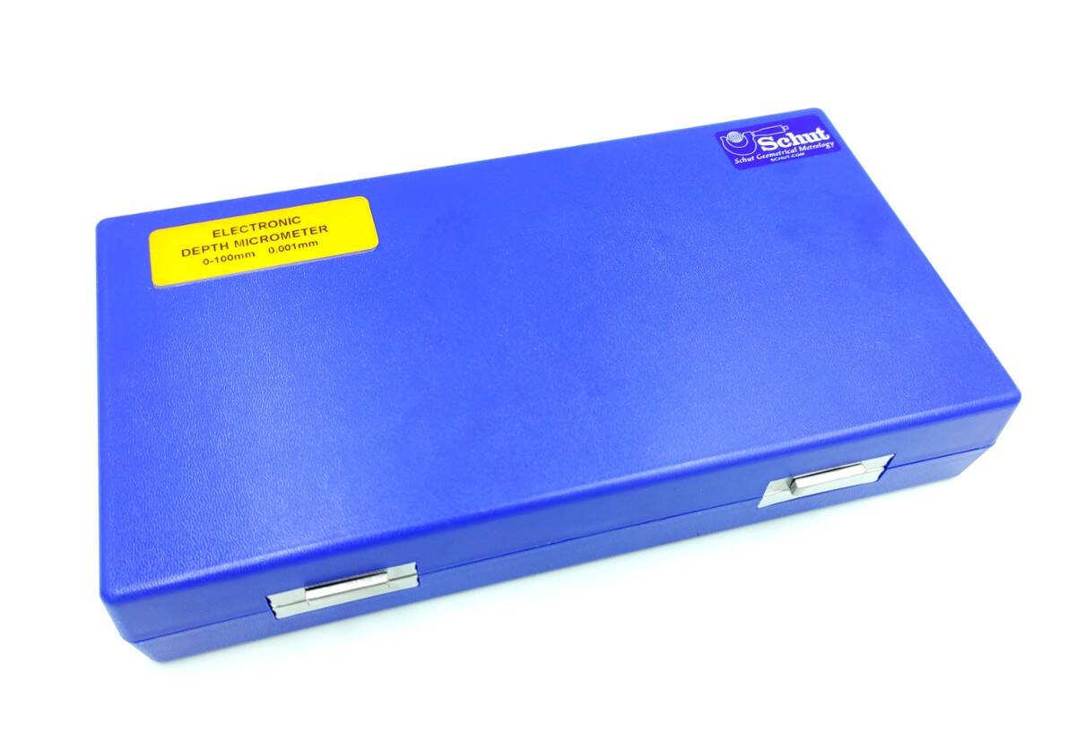 SCHUT głębokościomierz elektroniczny 0-300/0,001mm IP65 poprzeczka 101,5mm końcówka płaska 909.776 (Zdjęcie 4)