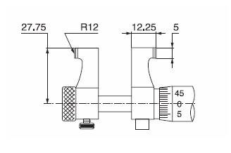 SCHUT mikrometr elektroniczny 50-75/0,001 mm do pomiarów wewnętrznych 909.976 (Zdjęcie 2)