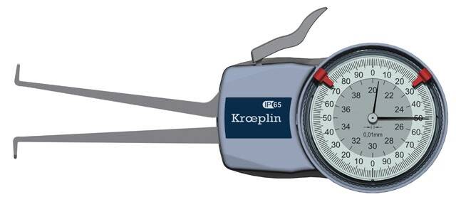 KROEPLIN macki pomiarowe analogowe wewnętrzne 30-50/0,01 mm H230 854.926