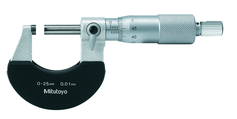 MITUTOYO mikrometr analogowy 0-25/0,01 mm 102-301