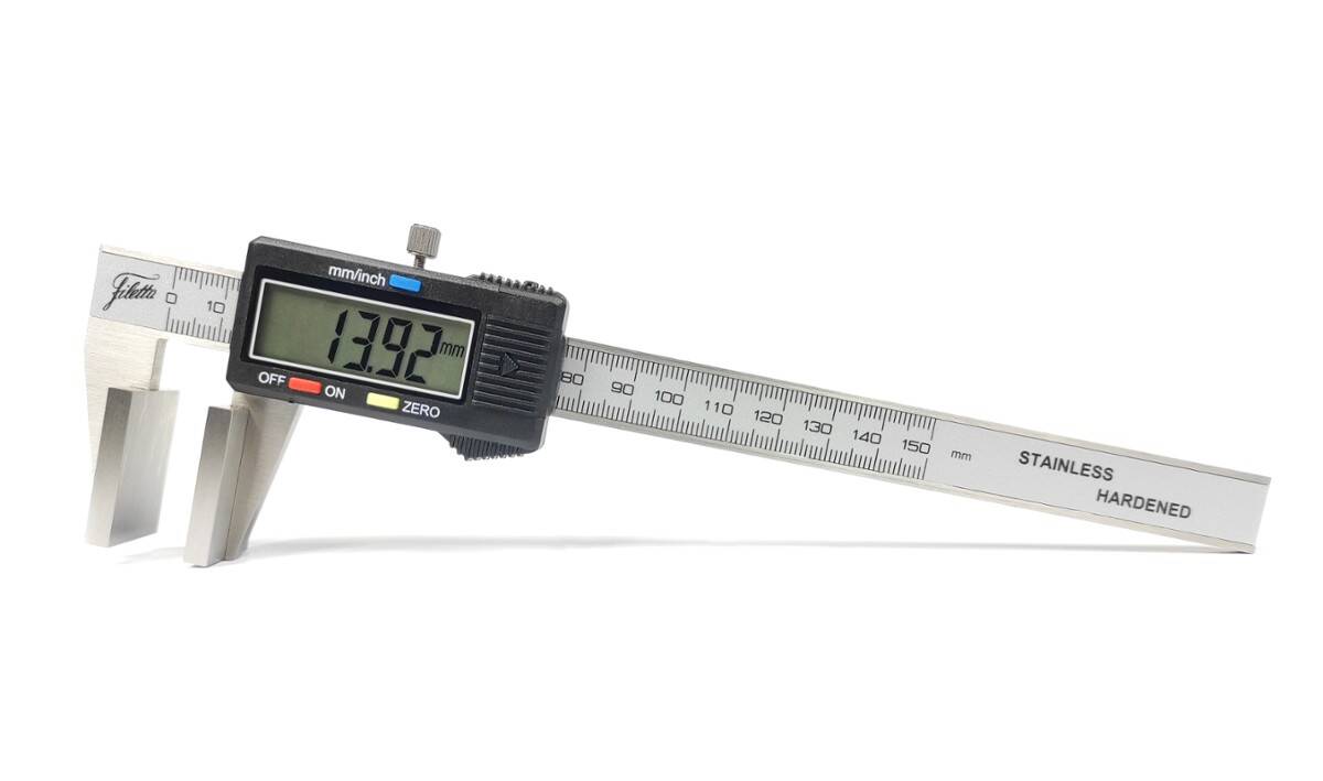 SCHUT suwmiarka elektroniczna 150/0,01 mm do pomiaru grubości lin 910.166