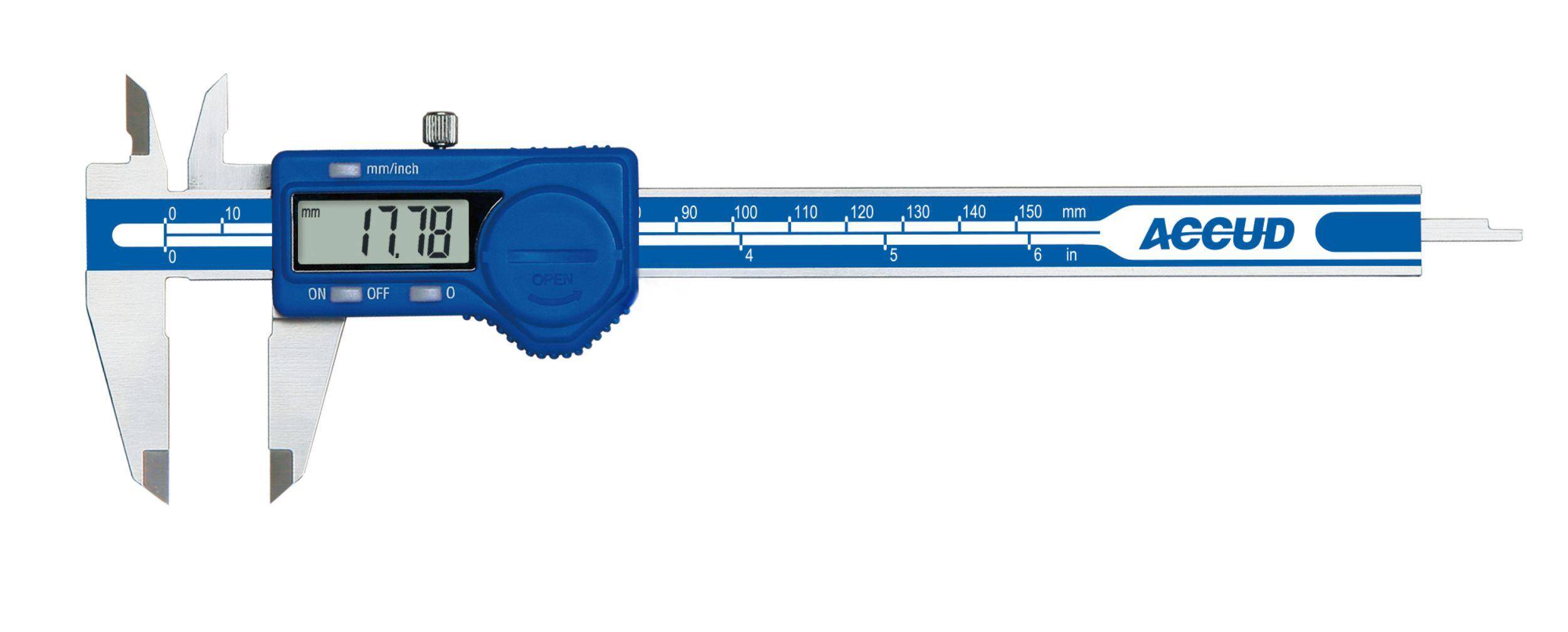 ACCUD suwmiarka elektroniczna 150/0.01 mm bez rolki dojazdowej 111-006-12W