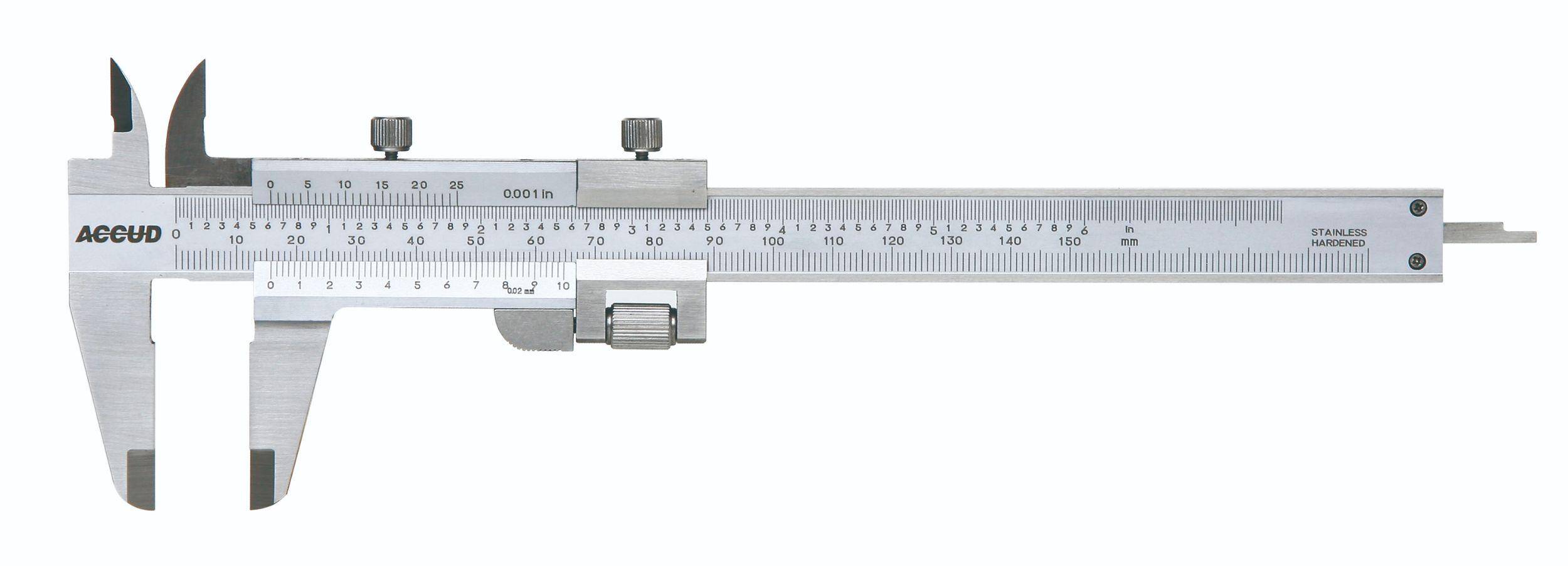 ACCUD suwmiarka analogowa 280/0,02 mm z precyzerem i śrubą 125-011-11 (Zdjęcie 1)
