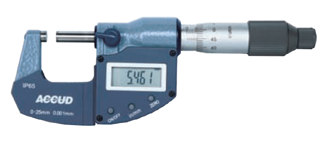 ACCUD mikrometr elektroniczny 25-50/0,001mm IP65 313-002-02