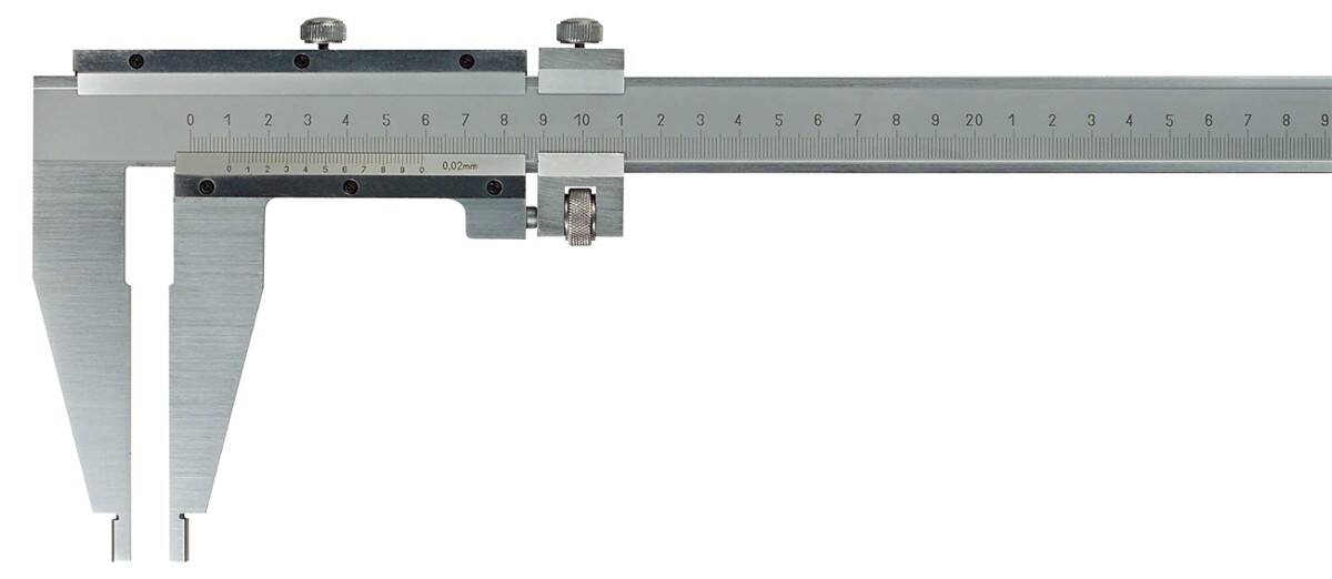 SCHUT suwmiarka analogowa 1000/0,02 mm jednostronna z precyzerem i śrubą 906.235 (Zdjęcie 1)
