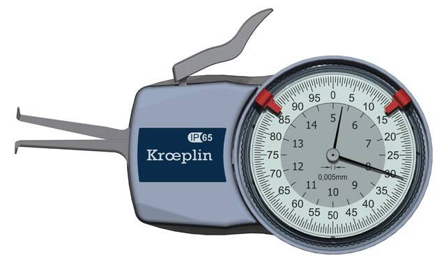KROEPLIN macki pomiarowe analogowe wewnętrzne 5-15/0,005 mm H105 854.923