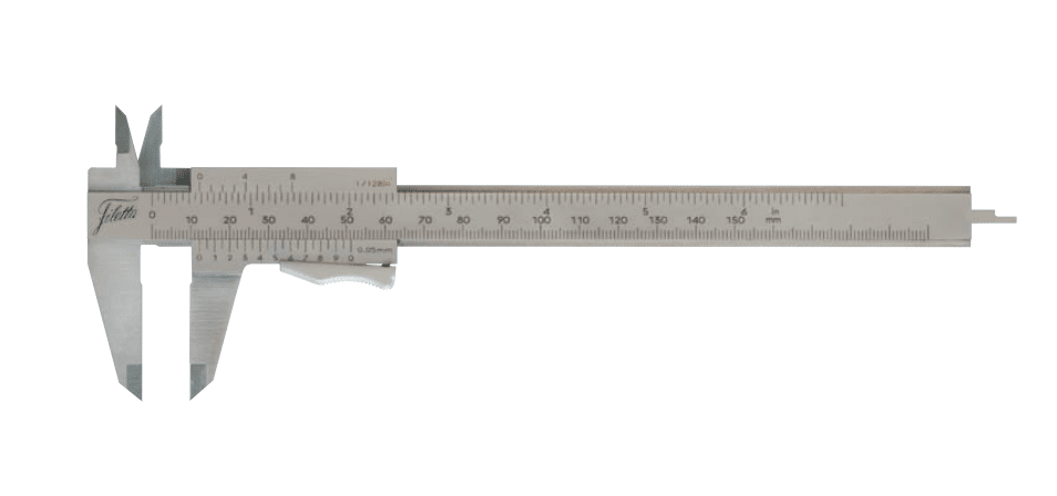 SCHUT suwmiarka analogowa 150/0,05 mm z odczytem bez błędu paralaksy 909.538