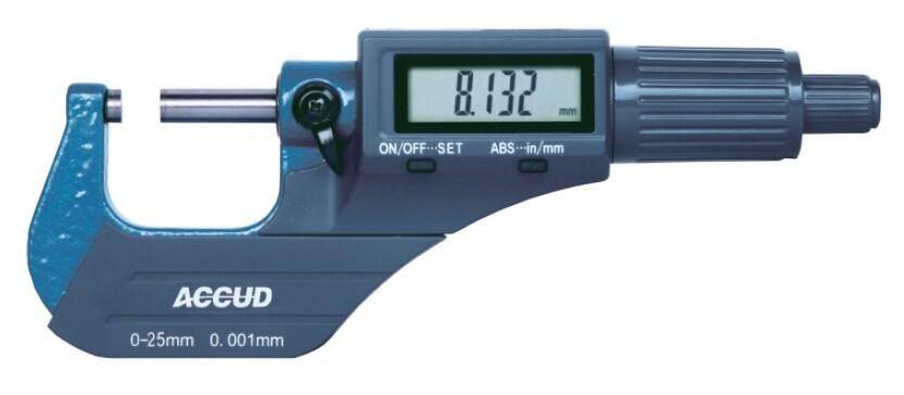 ACCUD mikrometr elektroniczny 75-100/0.001mm + świadectwo wzorcowania 312-004-02 WZORC (Zdjęcie 3)