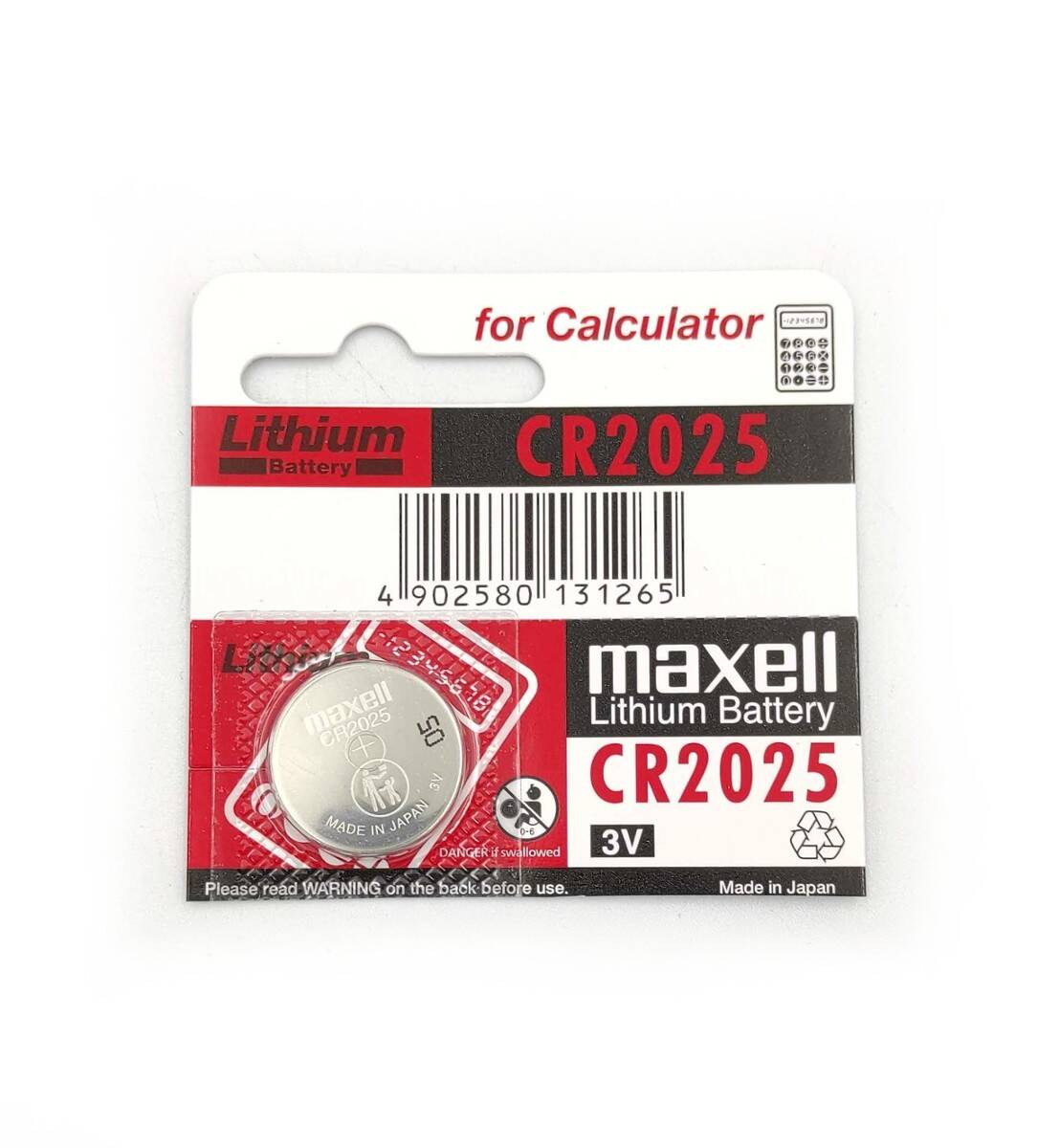 MAXELL bateria litowa płaska CR2025 3V do przyrządów pomiarowych (Zdjęcie 1)