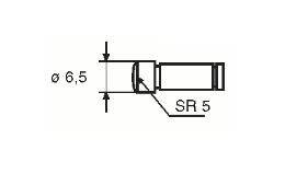 SCHUT para końcówek sferycznych 6,5 mm do mikrometru/ suwmiarki uniwersalnej 906.789