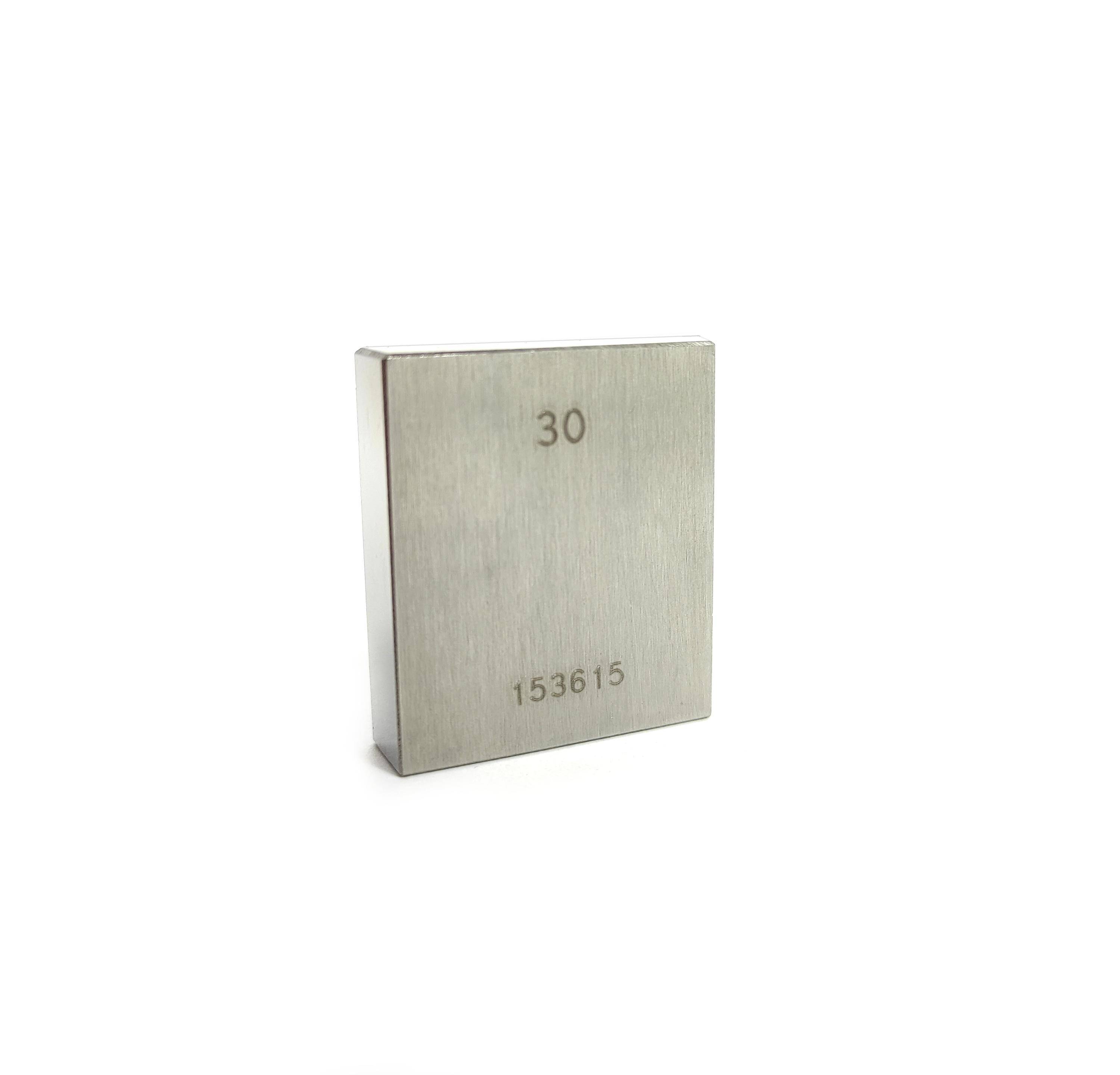 SHUT płytka wzorcowa stalowa 30.00 mm ISO 3650/0 klasa 0 908.057