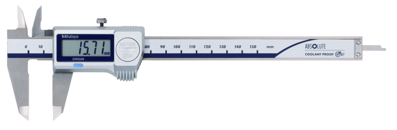 MITUTOYO suwmiarka elektroniczna 200/0,01 mm szczęki węglikowe ABSOLUTE Digimatic IP67 500-728-20
