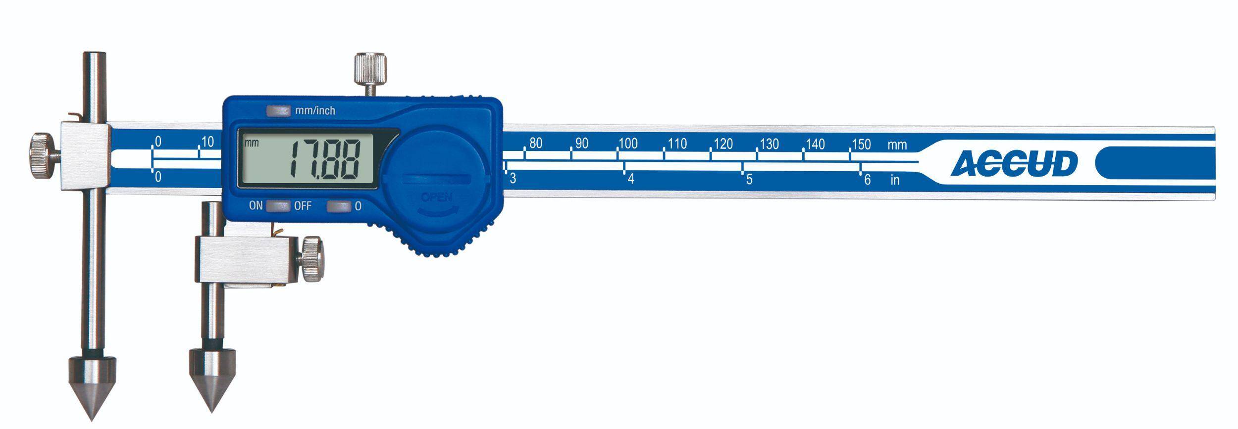 ACCUD suwmiarka elektroniczna 20-500 /0.01 mm centrująca ze śrubą 151-020-11