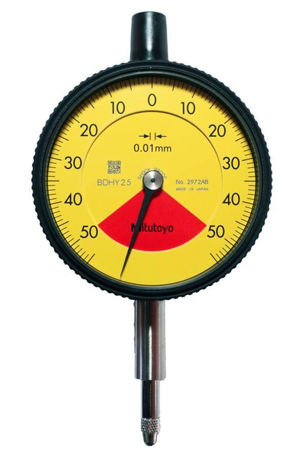 MITUTOYO czujnik zegarowy 1/0,01 mm jednoobrotowy 2972AB bez ucha (Zdjęcie 1)