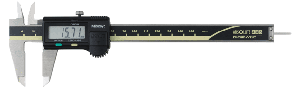 MITUTOYO suwmiarka elektroniczna 150/0,01mm ABSOLUTE AOS ABS 500-184-30 z okrągłym głębokościomierzem (Zdjęcie 1)