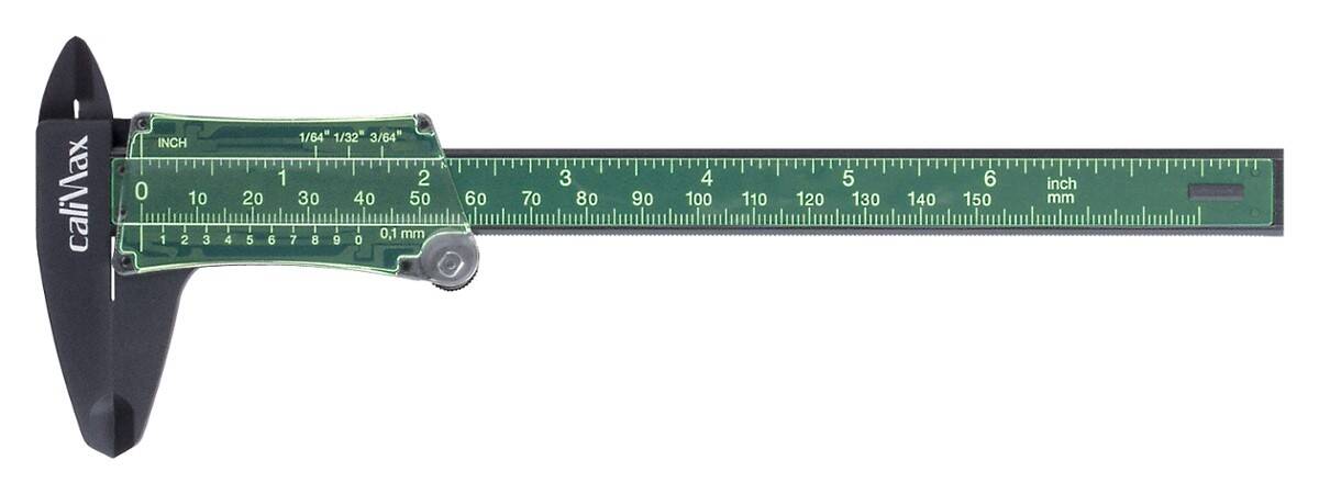 SCHUT suwmiarka analogowa 150/0,1 mm digiMax z tworzywa sztucznego 837.207