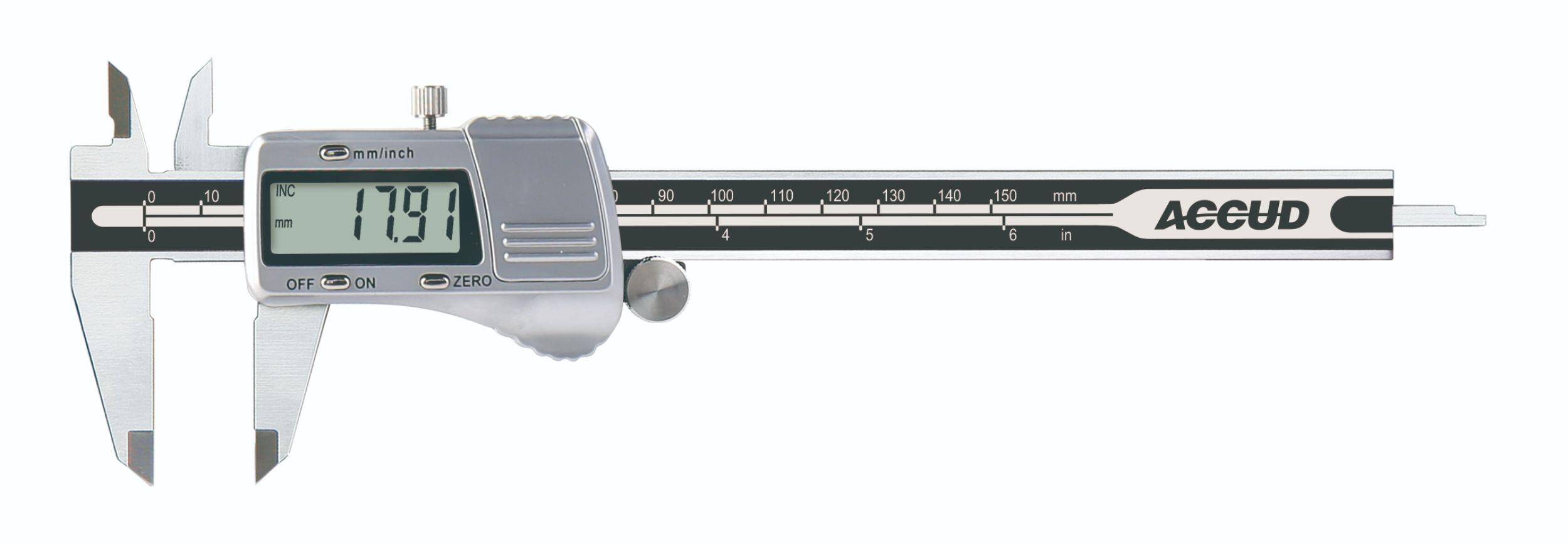 ACCUD suwmiarka elektroniczna 150/0.01 mm metalowa obudowa 111-006-16