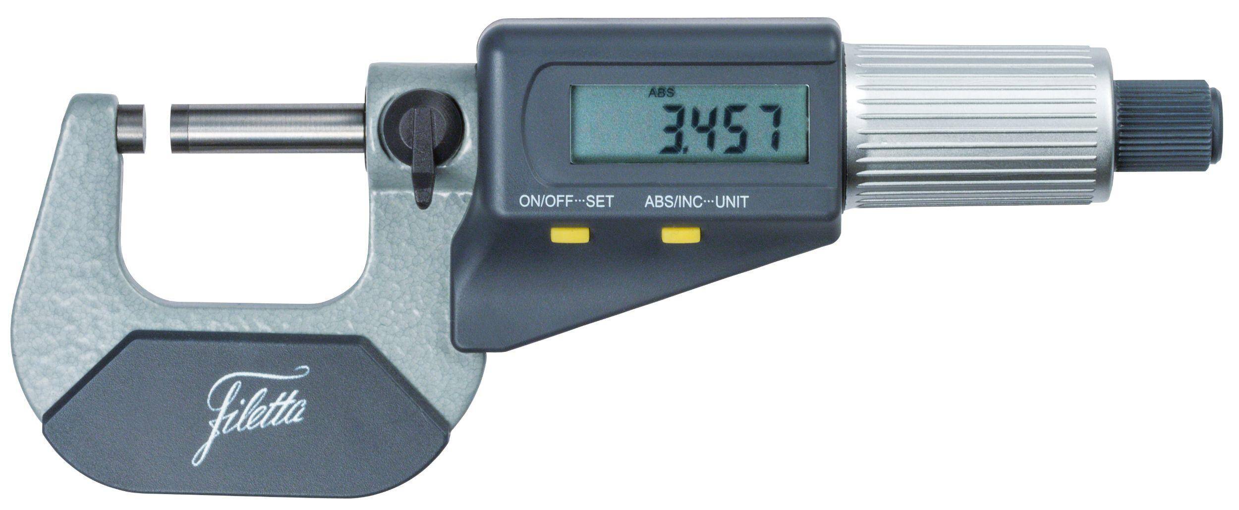 SCHUT mikrometr elektroniczny 0-25/0.001mm + świadectwo wzorcowania 908.758 WZORC (Zdjęcie 3)