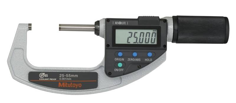 MITUTOYO mikrometr elektroniczny 25-55/0,001mm QuantuMike IP65 293-667-20