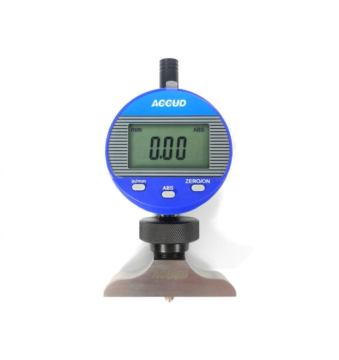 ACCUD głębokościomierz czujnikowy elektroniczny 0-10/0.01 mm podstawa 63x17 mm 293-010-11