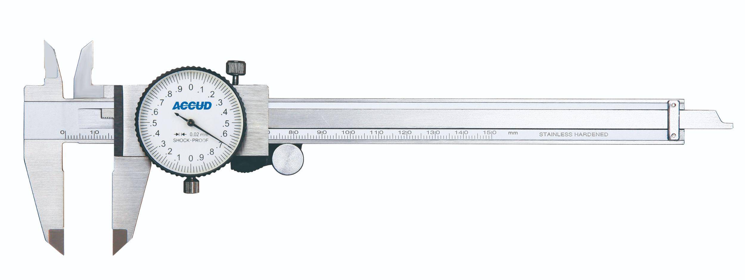 ACCUD suwmiarka zegarowa 300/0,01 mm wstrząsoodporna 101-012-11