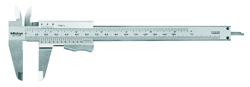 MITUTOYO suwmiarka analogowa 150/0,05 mm z zaciskiem 531-122 (Zdjęcie 1)