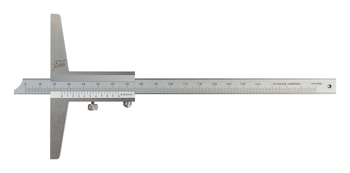 SCHUT głębokościomierz analogowy 0-150/0,05 mm 909.910 (Zdjęcie 2)
