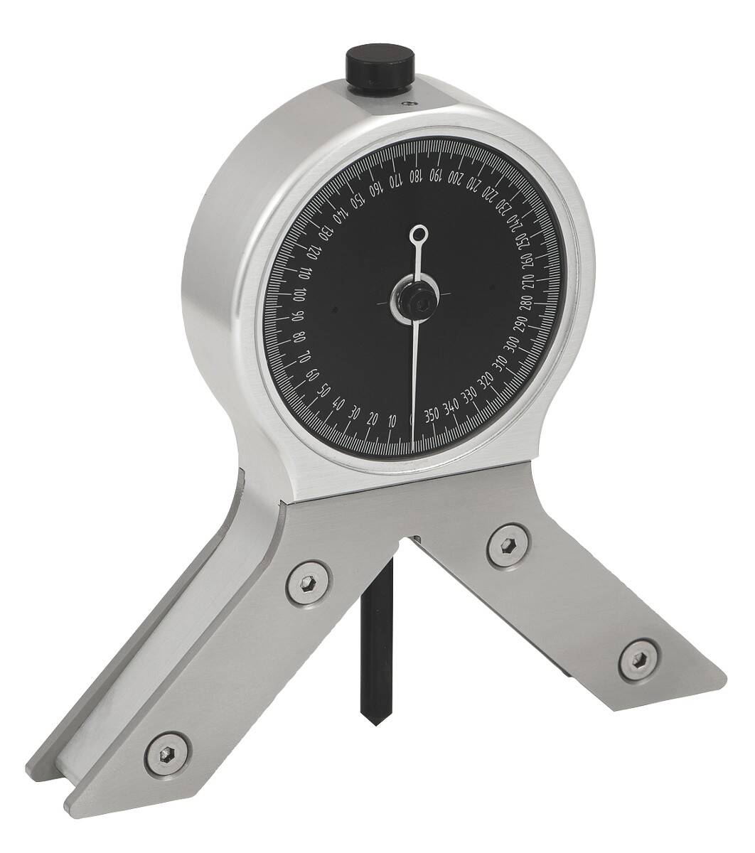 SCHUT kątomierz magnetyczny 0-360° do wałków 856.703