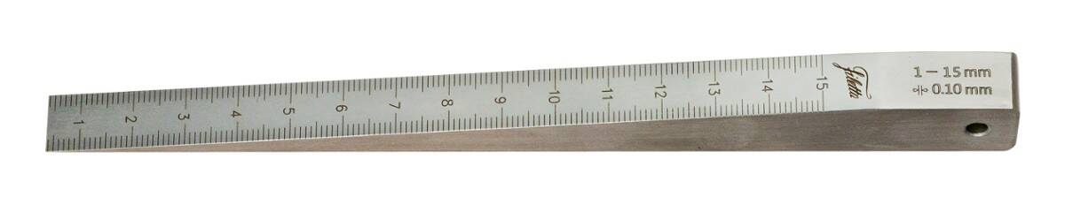 SCHUT szczelinomierz klinowy 1-15/0,1 mm 909.536