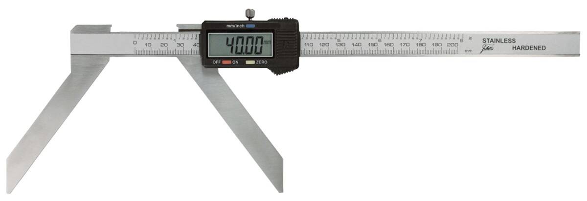 SCHUT suwmiarka elektroniczna 3-150/0,01 mm do pomiaru promieni 910.272