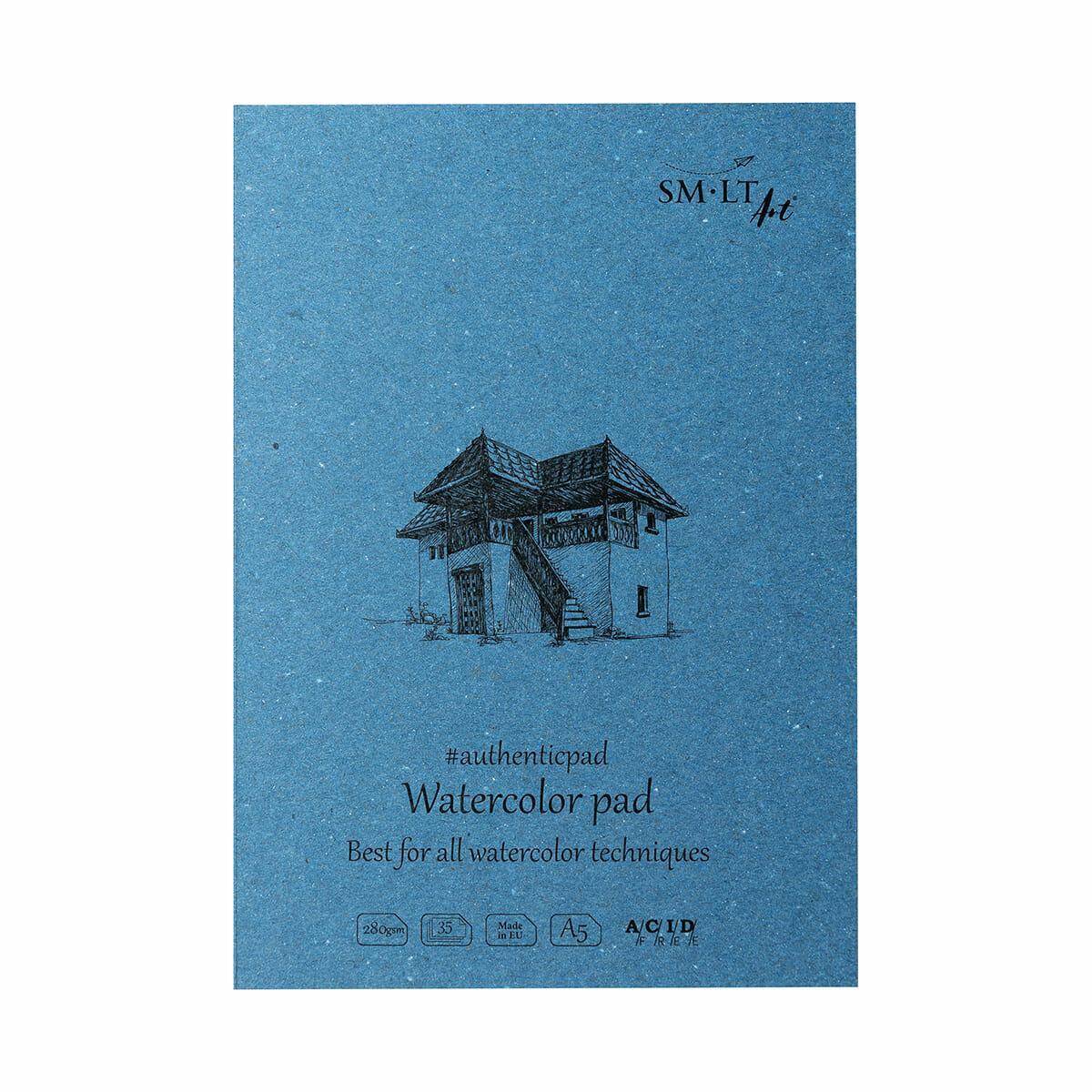 Blok Watercolor A5 klejony 280g 35ark