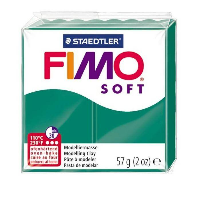 Modelina FIMO Soft 57g, 56 szmaragdowy