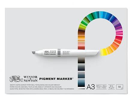 Blok do markerów W&N Pigment Markers A3 (Zdjęcie 2)