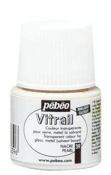Farba witrażowa Pebeo Vitrail - 39 Pearl