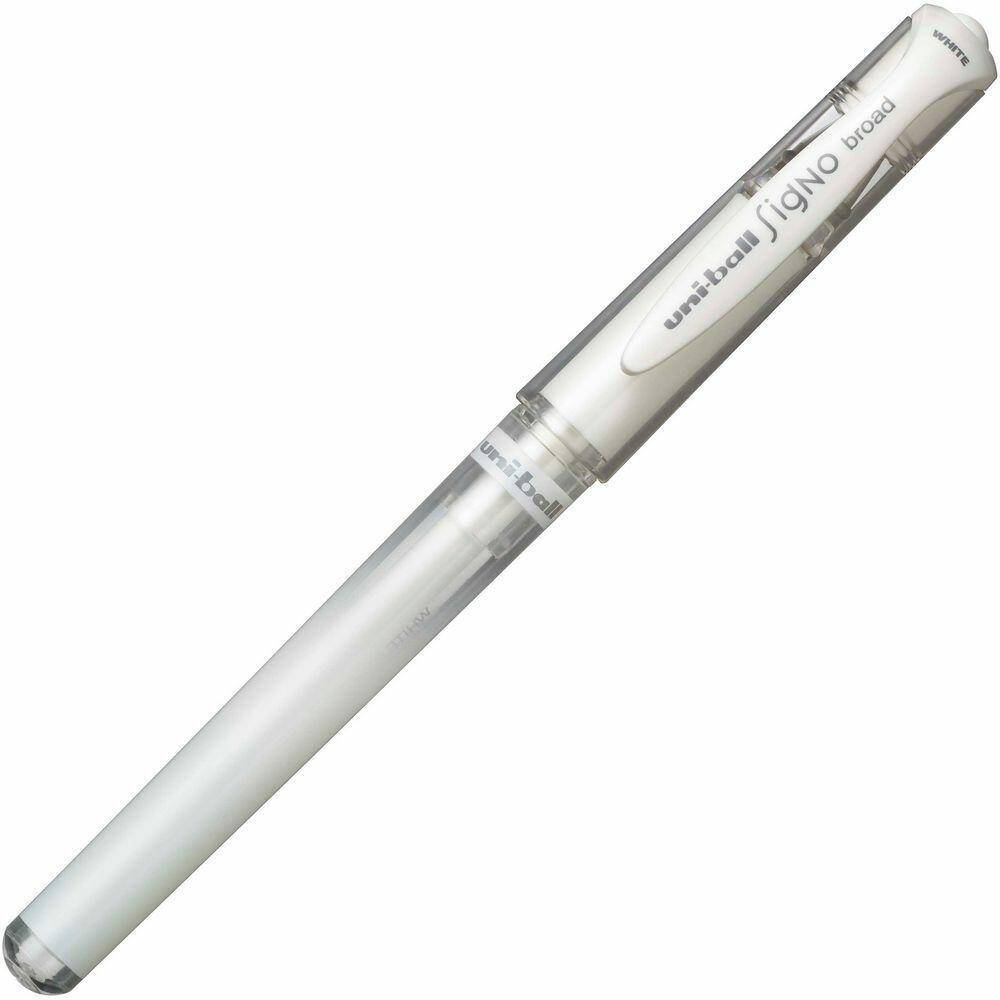 Długopis żelowy UM-153 biały UNI