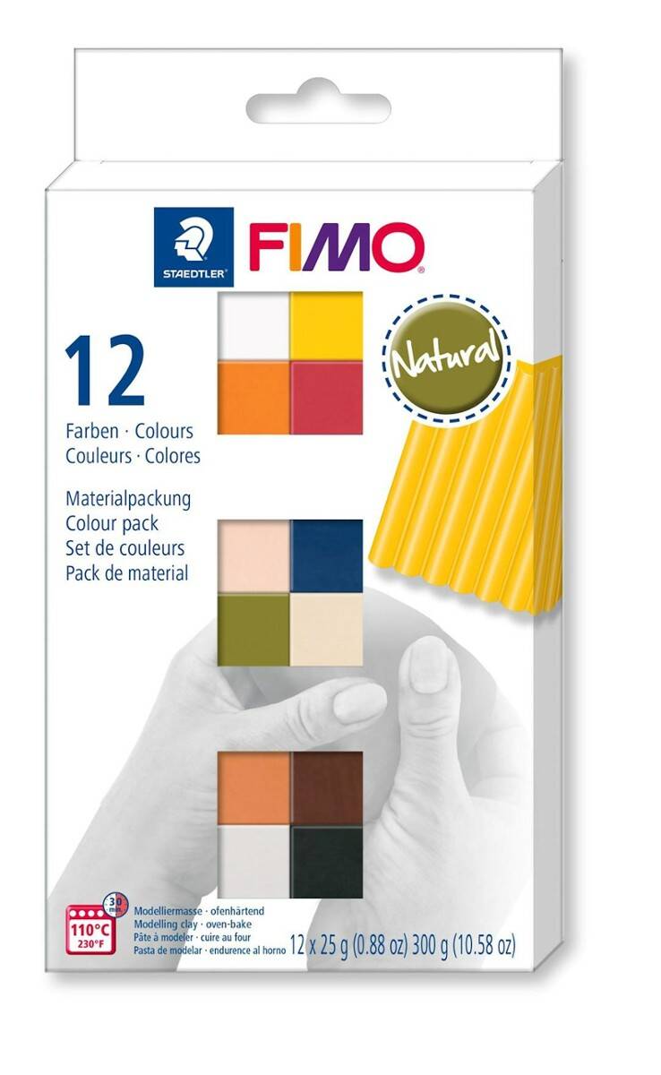 FIMO Soft kolory naturalne 12x25g