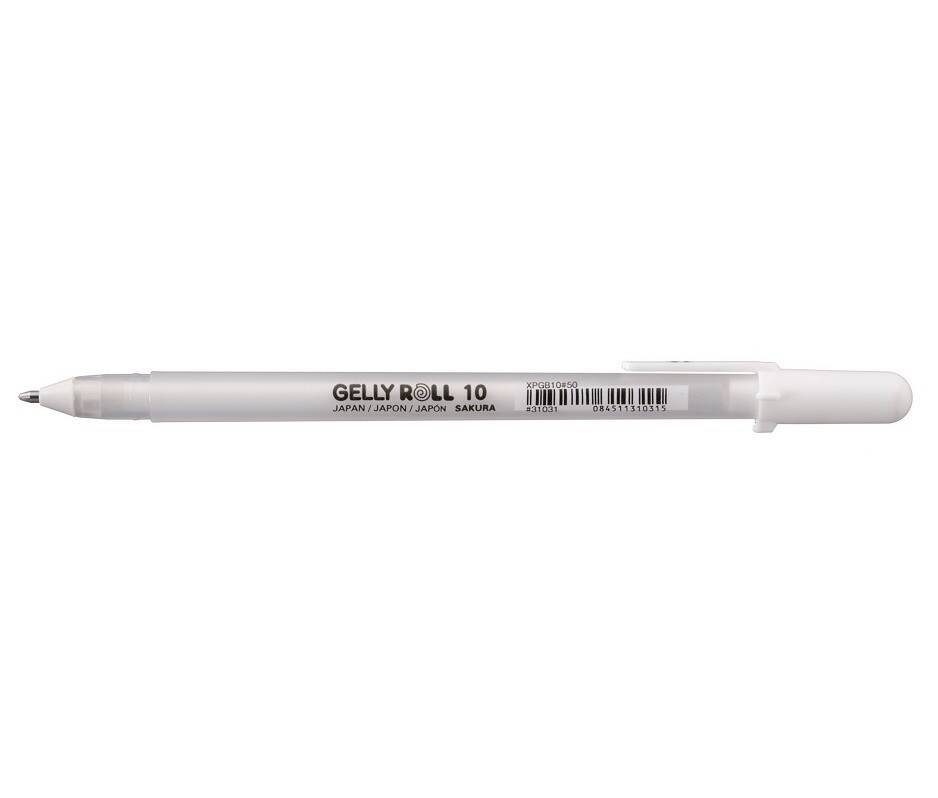 Długopis żelowy GELLY ROLL Biały 10 Saku