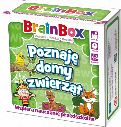 Gra BrainBox-Poznaję domy zwierząt