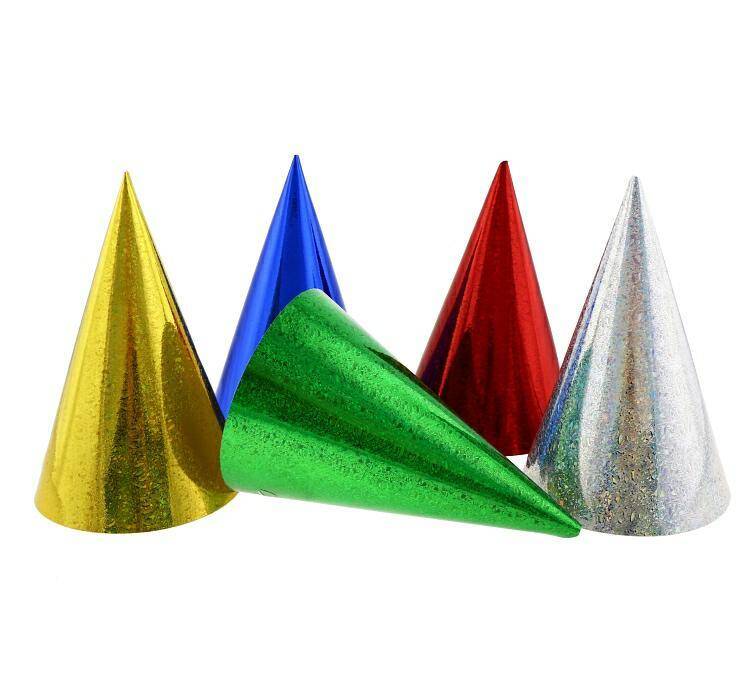 Czapeczka holograficzna 5szt. 16cm GoDan