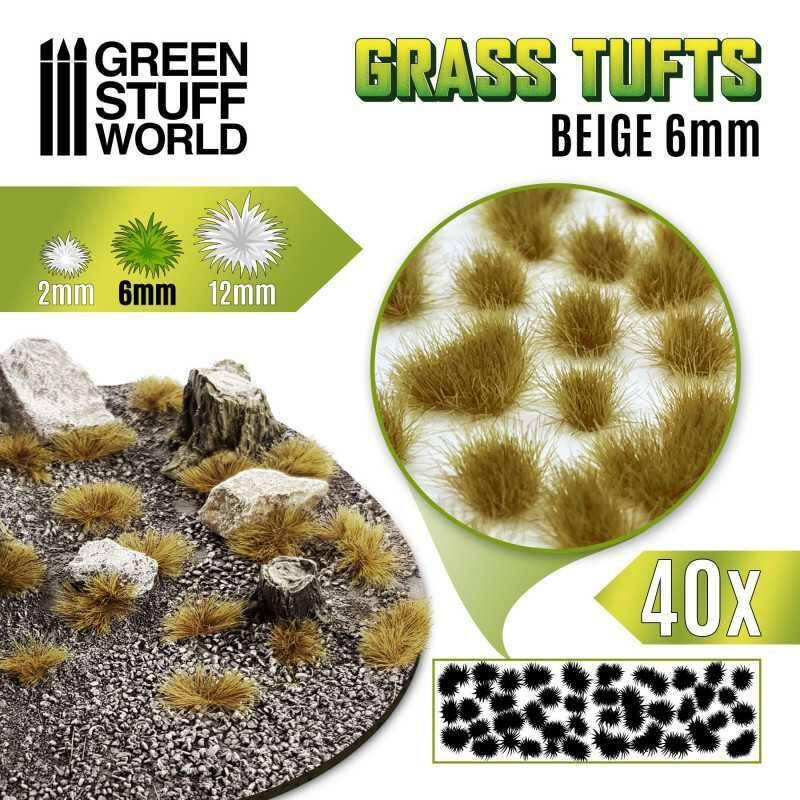 Green Stuff World: Beżowe kępki trawy