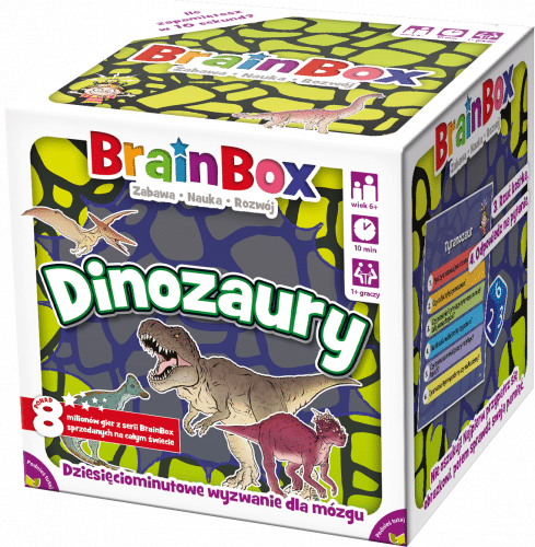 Gra BrainBox- Dinozaury  Rebel