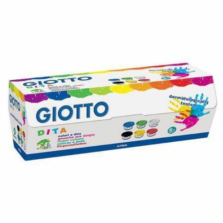 Farby do Malowania Palcami Giotto 6x100m