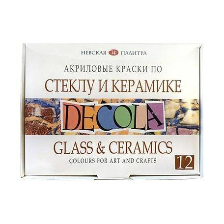 Farby do szkła i ceramiki Decola 12x20ml