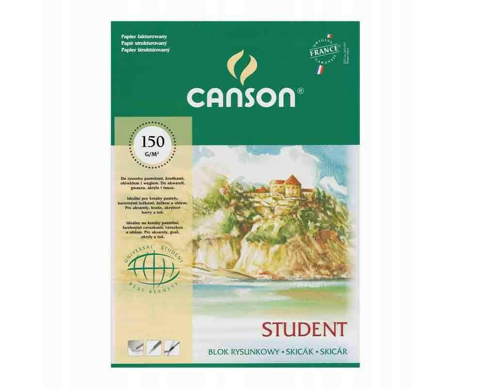 Blok Rysunkowy STUDENT A3 Canson 150g