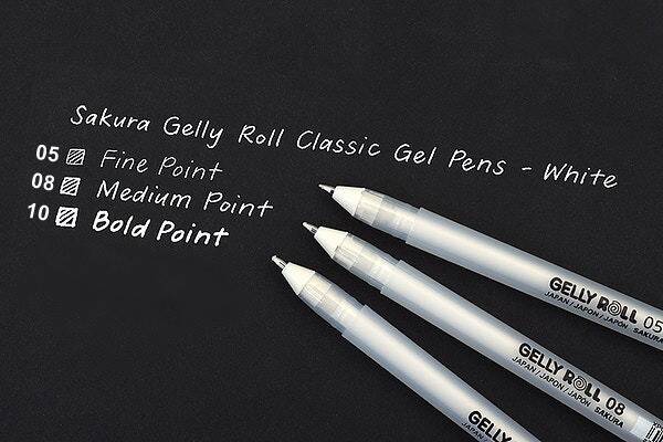Długopis żelowy GELLY ROLL Biały 08 Saku (Zdjęcie 5)