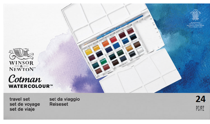 Cotman Półkostki 24 PLUS -Komplet farb
